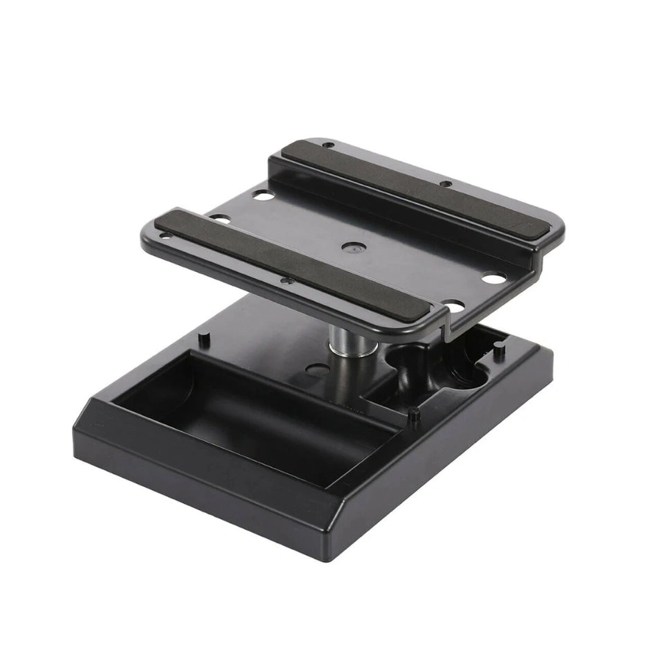 Level Up Your Crawler: Premium Black Aluminum Display Stand – 1/10 Scale!