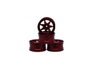 7-Star Drift Wheels: 1/10 Alloy Car Set – Unleash the Speed!